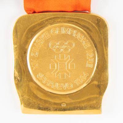 Lot #6128 Sarajevo 1984 Winter Olympics Gold Winner's Medal for Ice Hockey - Image 4