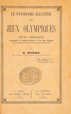 Lot #6008 Athens 1896 Olympics Book: 'Le Panorama