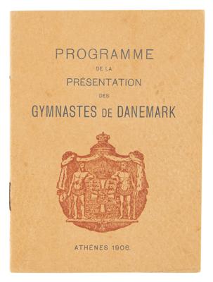 Lot #6194 Athens 1906 Intercalated Olympics Program: Denmark Gymnastics - Image 1