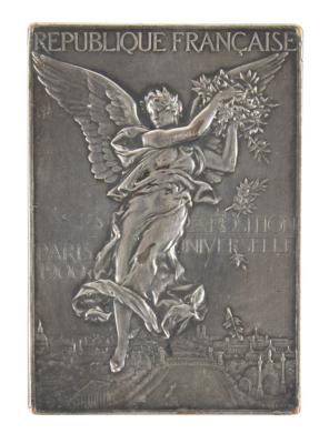 Lot #6011 Paris 1900 Olympics Silvered Bronze Winner's Medal for Physical Exercises - Image 1