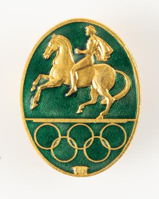 Lot #6075 Stockholm 1956 Summer Olympics Official's Badge