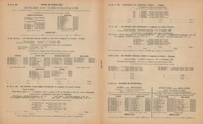 Lot #6208 Paris 1924 Olympics Daily Program for Swimming and Water Polo - Image 3