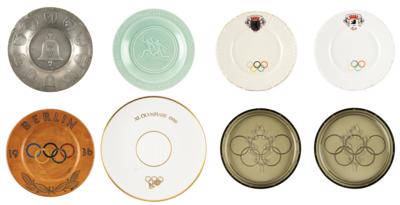 Lot #6251 Berlin 1936 Summer Olympics Plate Collection (8) - Image 1