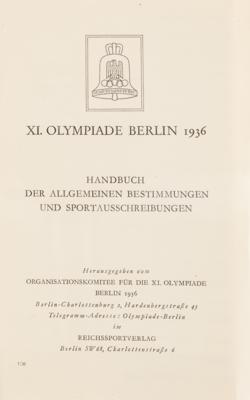 Lot #6248 Berlin 1936 Summer Olympics Regulation Book - Image 2