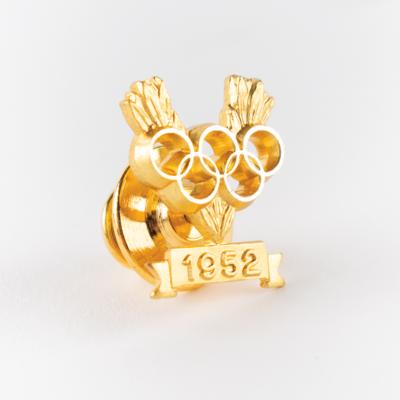 Lot #6266 Helsinki 1952 Summer Olympics Gold Medal Winner's Pin - Image 1