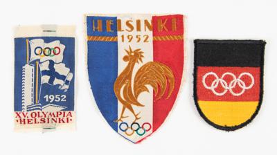 Lot #6269 Helsinki 1952 Summer Olympics Patches (3) - Image 1