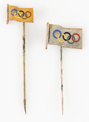 Lot #6243 Berlin 1936 Summer Olympics NOC Team Stick Pins - Image 1