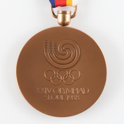Lot #6139 Seoul 1988 Summer Olympics Bronze Winner's Medal for Badminton - Image 3