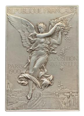 Lot #6013 Paris 1900 Olympics Silver Winner's Medal for Athletics - Image 1