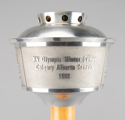 Lot #6136 Calgary 1988 Winter Olympics Torch with Official Torch Relay and Team Canada Uniforms - From the Collection of IOC Member James Worrall - Image 5