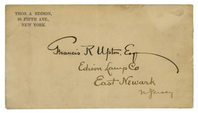 Lot #185 Thomas Edison Autograph Letter Signed on Filiments - Image 2