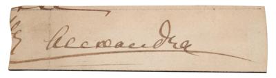 Lot #314 Queen Alexandra Signature