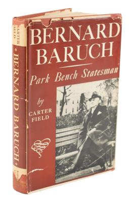 Lot #235 Bernard Baruch Signed Photograph and Signed Book - Image 3