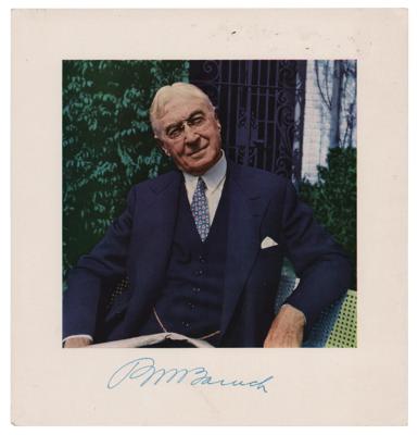Lot #235 Bernard Baruch Signed Photograph and Signed Book - Image 4