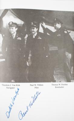 Lot #362 Enola Gay: Paul Tibbets and Theodore 'Dutch' Van Kirk Signed Book - Image 2
