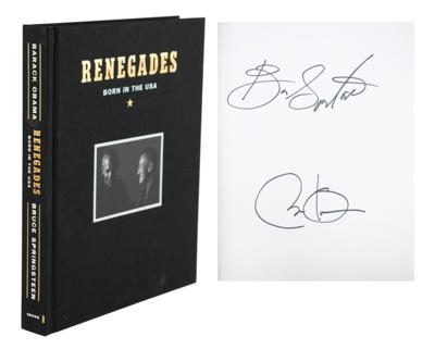 Lot #148 Barack Obama and Bruce Springsteen Signed