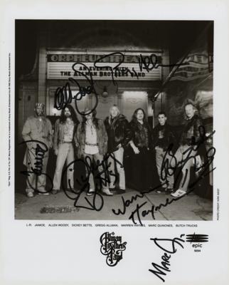 Lot #618 Allman Brothers Signed Photograph
