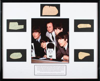 Lot #548 Beatles Signatures (1963)