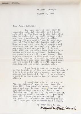 Lot #488 Margaret Mitchell Archive of (7) Typed Letters Signed - Image 9