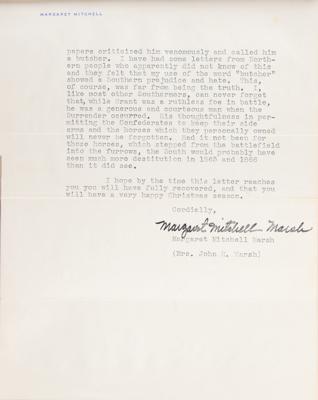 Lot #488 Margaret Mitchell Archive of (7) Typed Letters Signed - Image 5