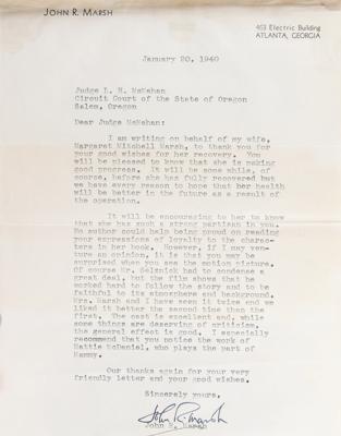 Lot #488 Margaret Mitchell Archive of (7) Typed Letters Signed - Image 6