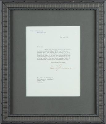Lot #159 Harry S. Truman Typed Letter Signed as President - Image 2