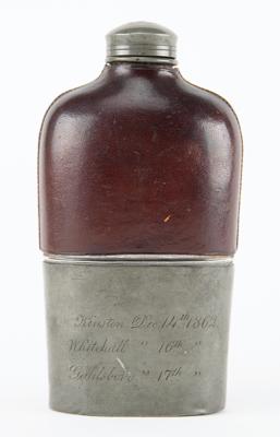 Lot #339 Civil War Whiskey Flask - Image 1