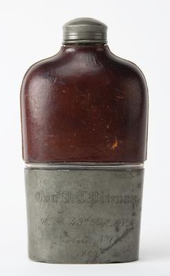 Lot #339 Civil War Whiskey Flask - Image 2