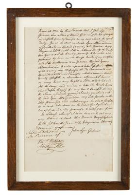 Lot #292 New York: Gardiner's Island Document