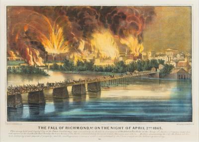 Lot #353 Civil War: Fall of Richmond, Virginia (3) Prints - Image 3