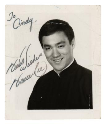 Lot #685 Bruce Lee Signed Photograph