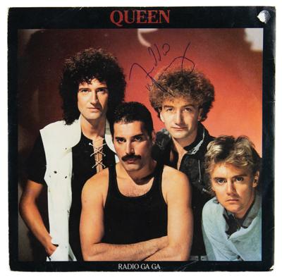 Lot #558 Queen: Freddie Mercury Signed 45 RPM Record - Image 1