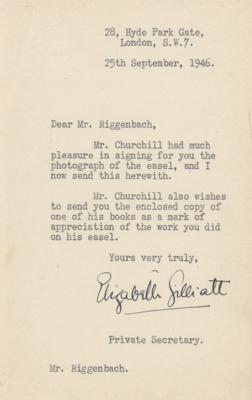 Lot #199 Winston Churchill Signed Book - Image 4