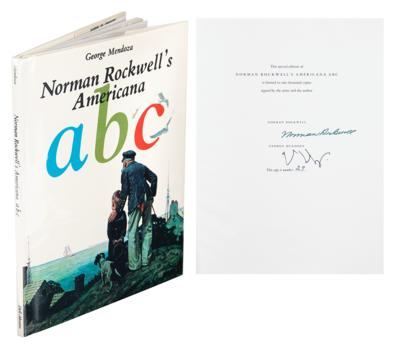 Lot #447 Norman Rockwell Signed Book