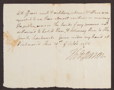 Lot #5 Thomas Jefferson Autograph Document Signed on Public Arms - Image 2
