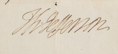 Lot #5 Thomas Jefferson Autograph Document Signed on Public Arms - Image 3