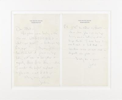 Lot #67 Jacqueline Kennedy Autograph Letter Signed - Image 3