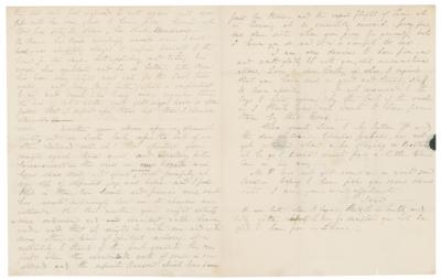 Lot #29 Jane Pierce Autograph Letter Signed - Image 2