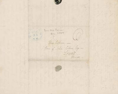 Lot #29 Jane Pierce Autograph Letter Signed - Image 3