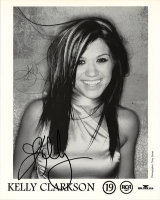 Lot #663 Kelly Clarkson Signed Photograph