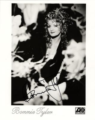 Lot #673 Bonnie Tyler Signed Photograph
