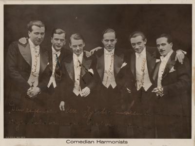 Lot #591 Comedian Harmonists Signed Photograph