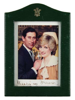 Lot #212 Princess Diana and King Charles III Signed Photograph (1983) - Image 2