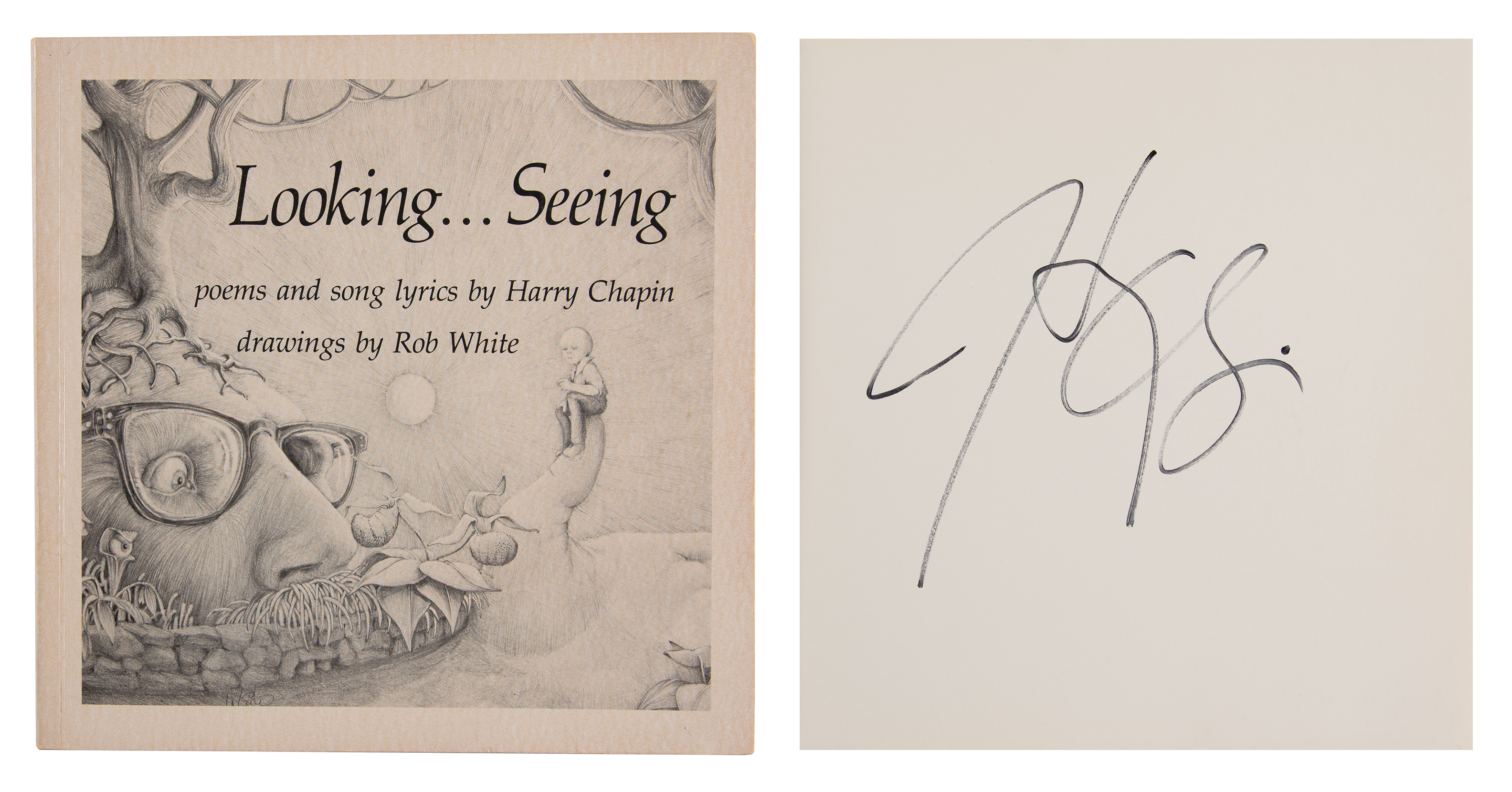 Lot #614 Harry Chapin Signed Book - Image 1