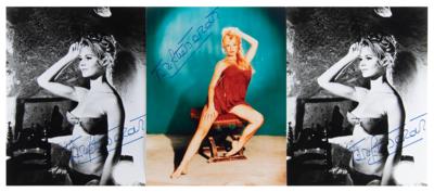 Lot #701 Brigitte Bardot (3) Signed Photograph - Image 1