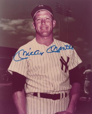 Lot #841 Mickey Mantle Signed Photograph