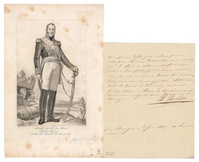 Lot #375 Édouard Mortier, Duke of Trévise Letter