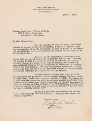 Lot #371 Douglas MacArthur Typed Letter Signed