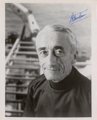 Lot #251 Jacques Cousteau Signed Photograph