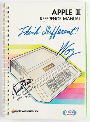 Lot #229 Apple: Wozniak and Wayne Signed Manual